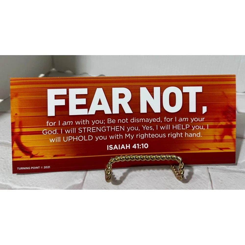 Dr David Jeremiah What Are You Afraid Of Paperback Study Guide & Bonus Bookmark‎